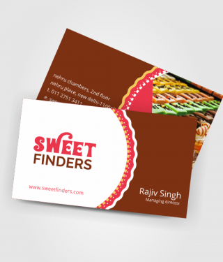 Sweet Manufacturing Industry Business Card
